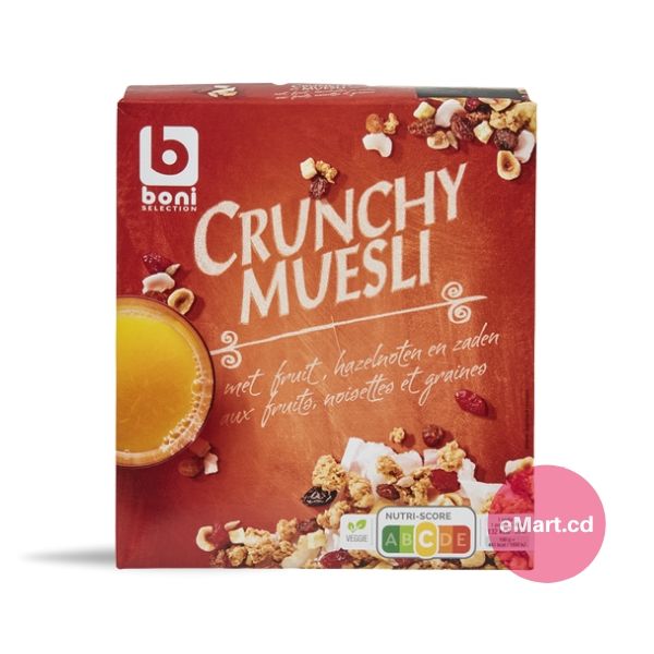 BONI SELECTION Crunchy Muesli 500g Disponible à Kinshasa - Yeto